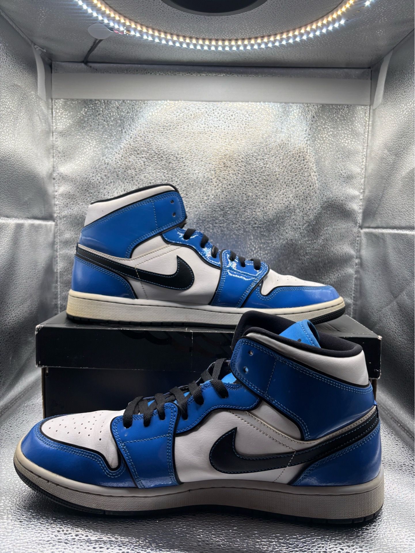 Air Jordan 1 Mid Signal Blue - photo 5