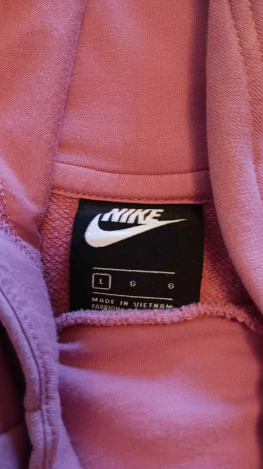 Nike Pink Hoodie Size Large - photo 2