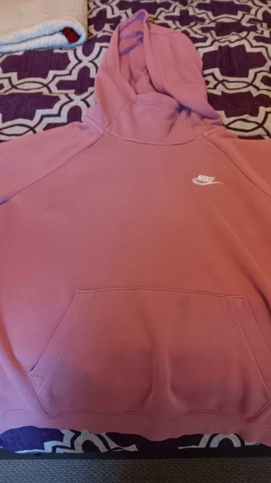 Nike Pink Hoodie Size Large - photo 3