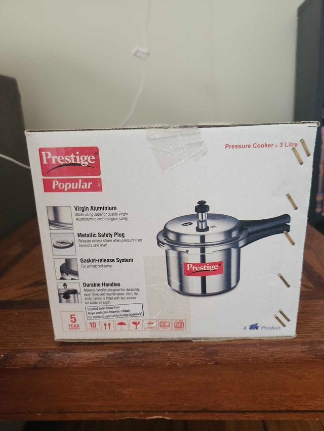 Brand New Prestige 3L Pressure Cooker Unopened - photo 2