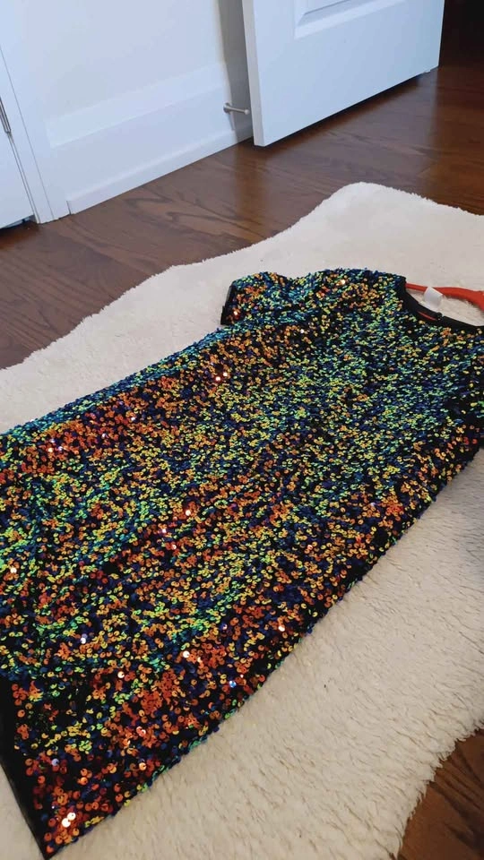 Sparkly Glitter Evening Dress For Girls - photo 3