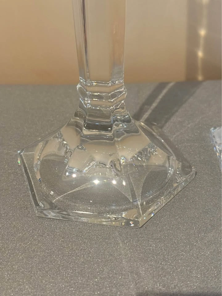 Mikasa "Cambridge" Crystal Candlestick Pair 11.5" - photo 3