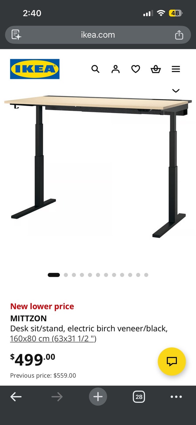 Mittzon Ikea Standing Desk