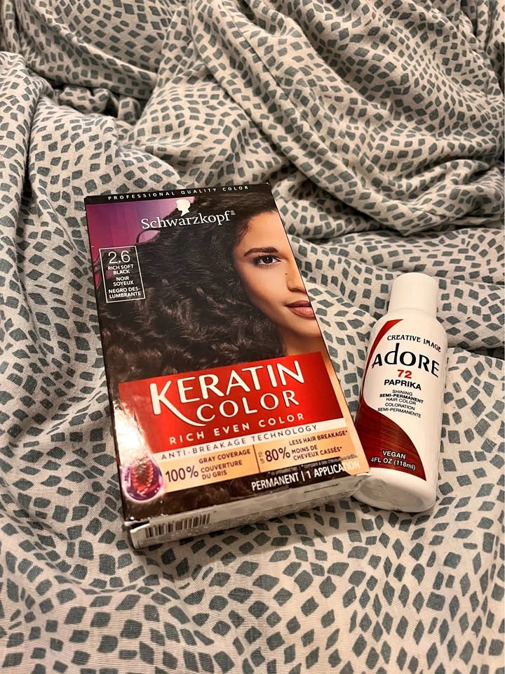 Hair Dye | Black and Red