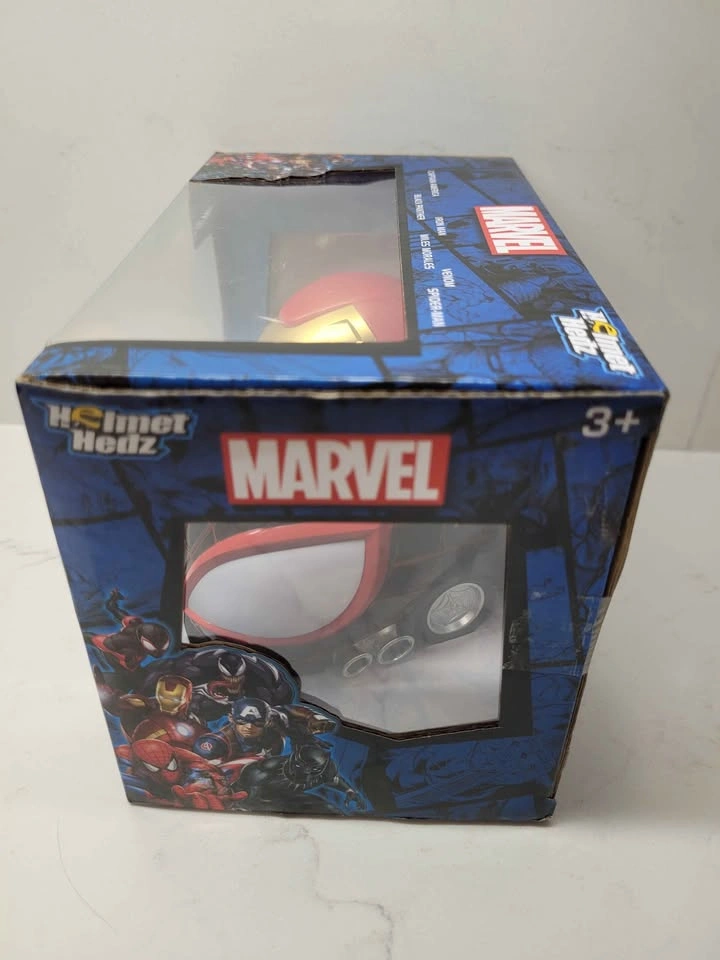 Helmet Hedz Marvel Friction Vehicles Iron Man & Miles Morales 2 - photo 3