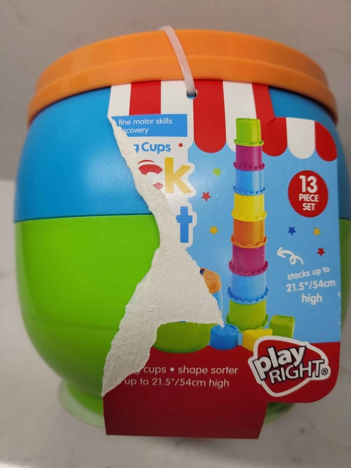 Play Right Stack & Sort Development Toy 13 Piece Set - photo 3