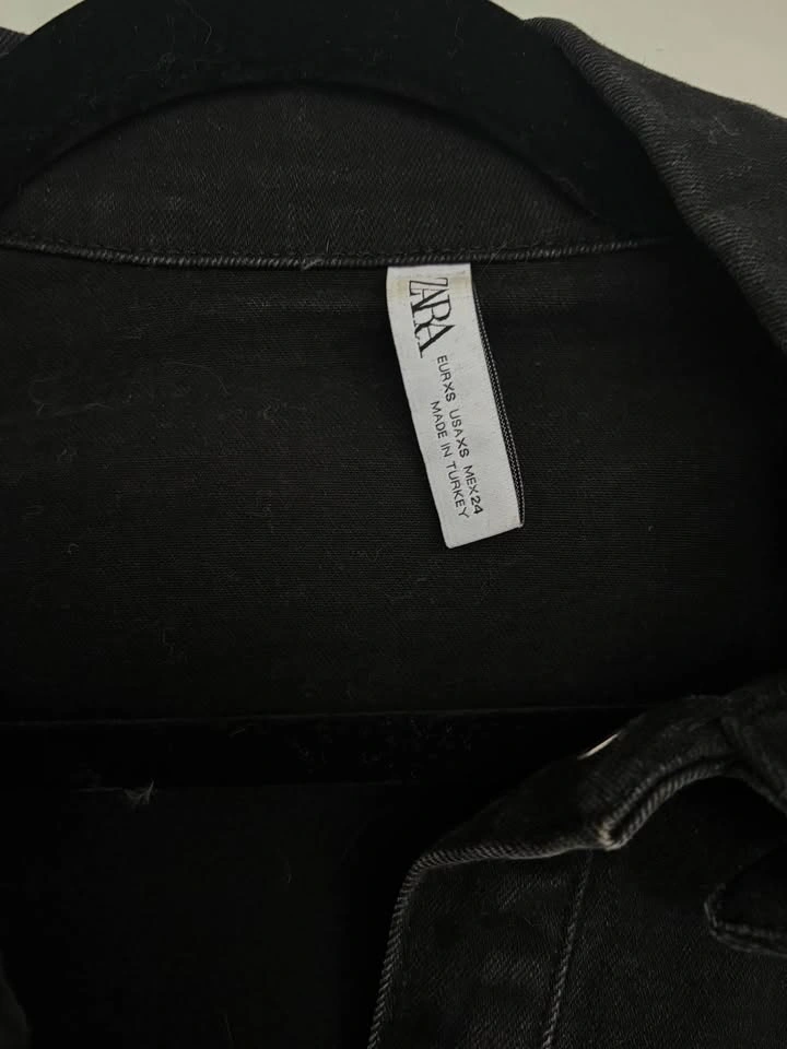 Zara Long-Sleeve Jean Dress - photo 2