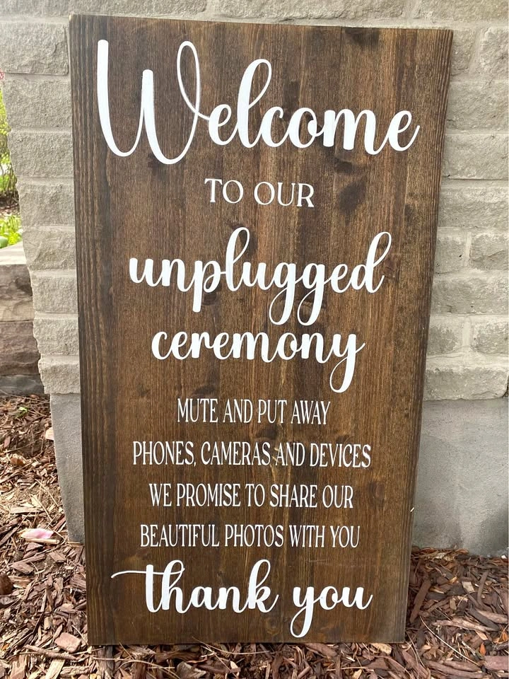 Wedding signs- beautifully handmade
