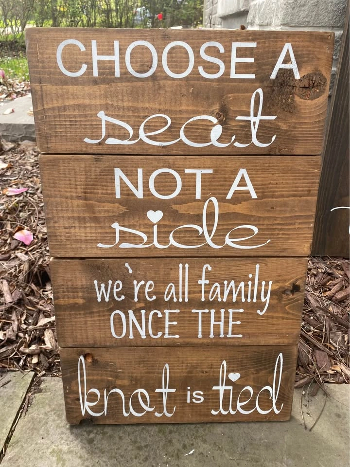 Wedding signs- beautifully handmade - photo 2
