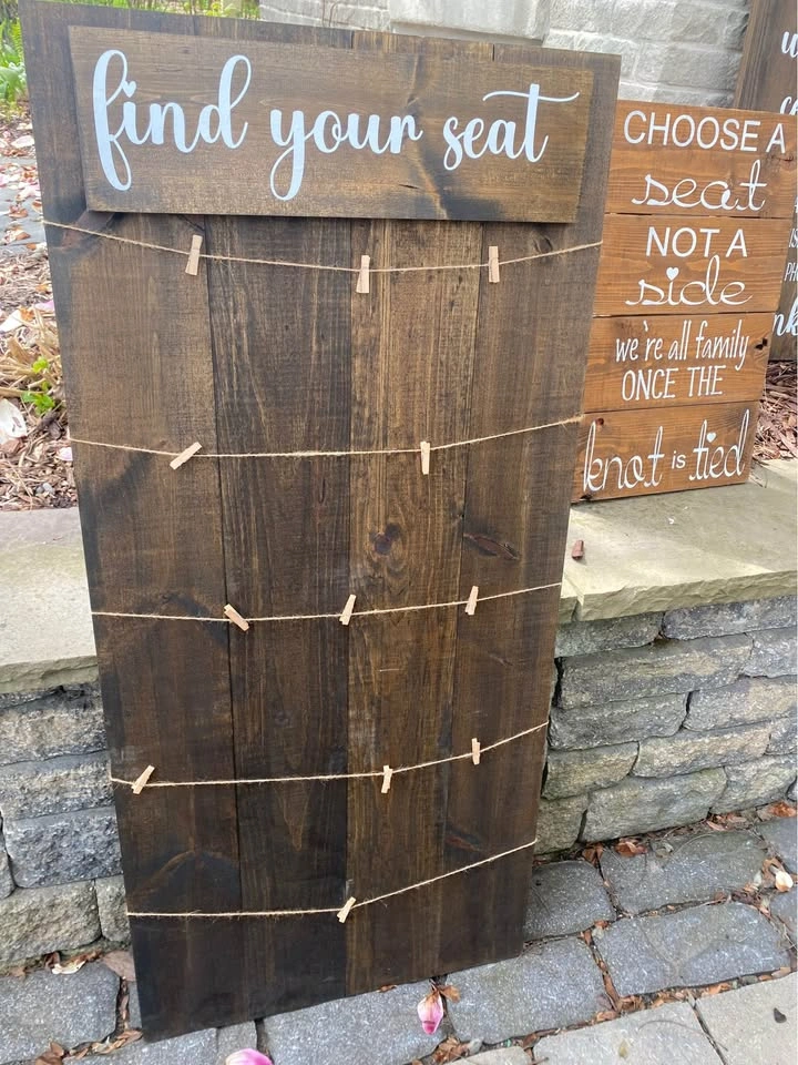 Wedding signs- beautifully handmade - photo 3