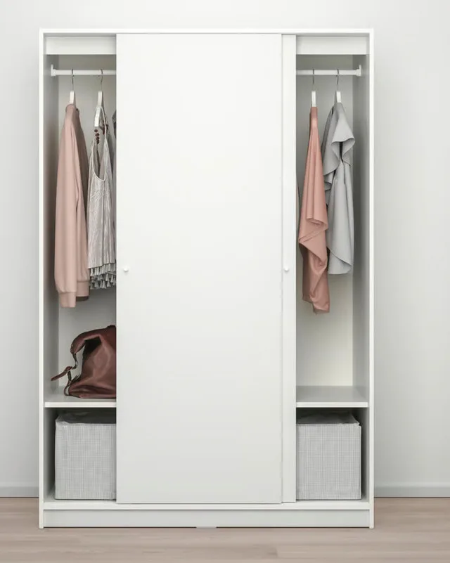 KLEPPSTAD Ikea Wardrobe with Sliding Doors image indicator(2)