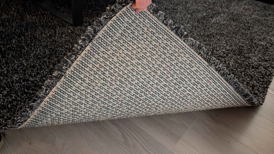 Carpet Art Deco Shaggy Rug Charcoal - photo 3