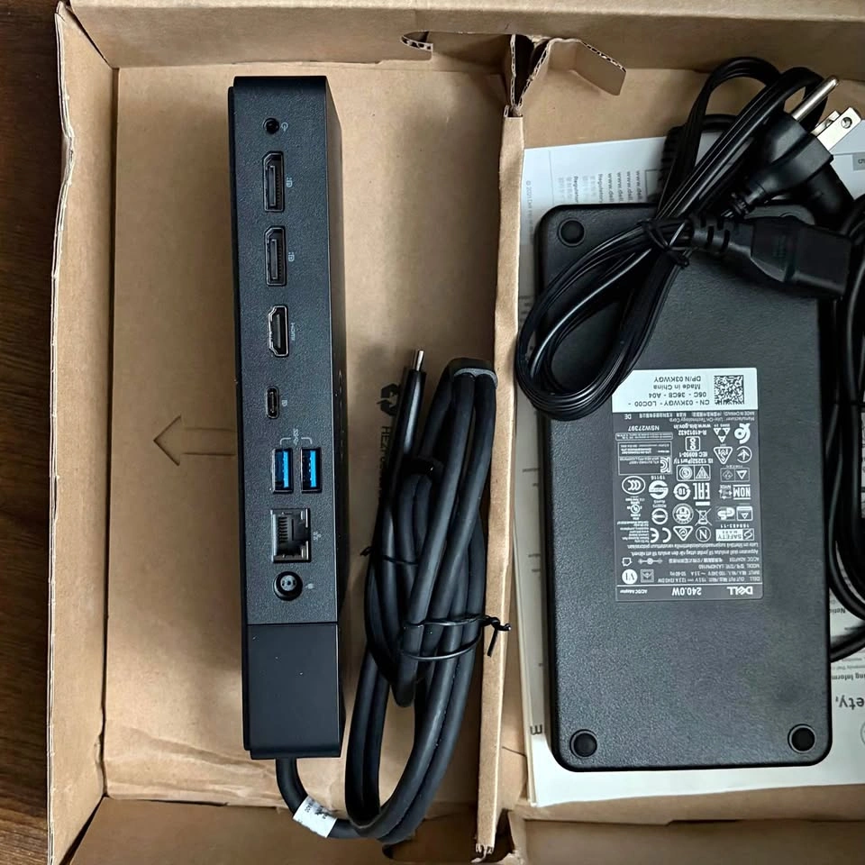 Dell WD19DC Docking Station with 240W Power Adapter