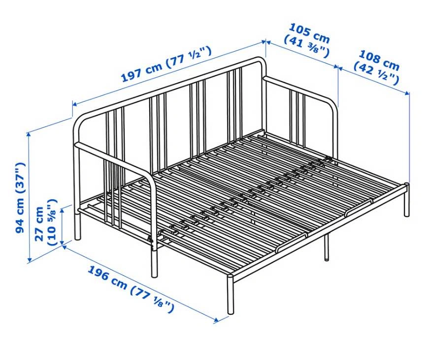 Extendible Daybed with Two Mattresses - photo 2