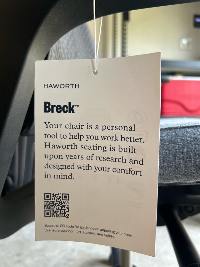 Haworth Breck Office Chair NEW - photo 3