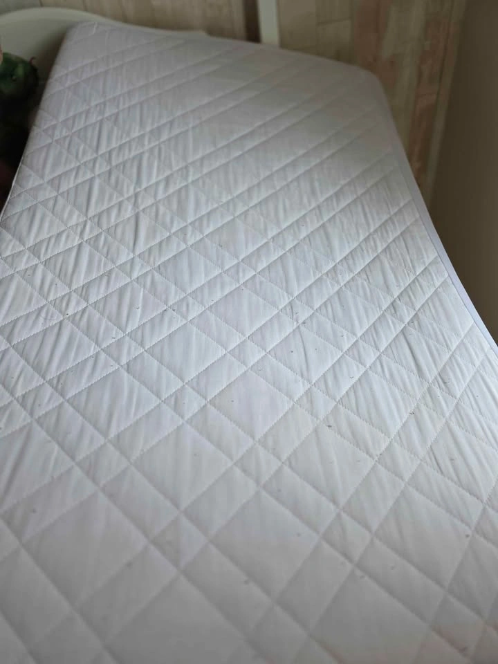 White IKEA Crib and Mattress - photo 3