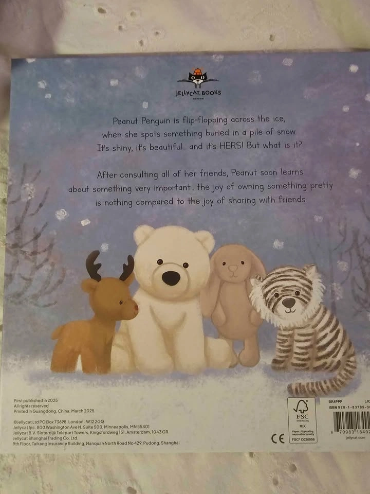 Jellycat Peanut Penguin Books - photo 2