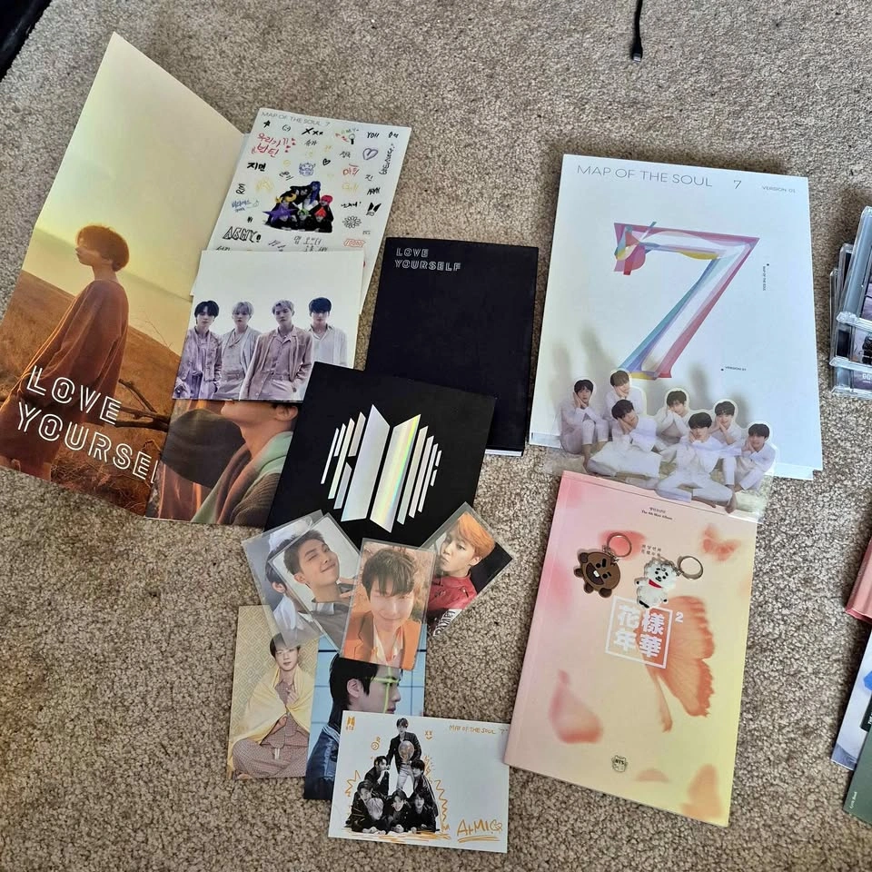 BTS Albums, Photocards, and Merch Bundle