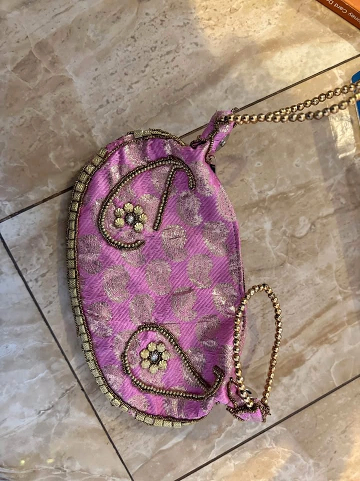 Indian Fortune Cookie Bag/ Pouch