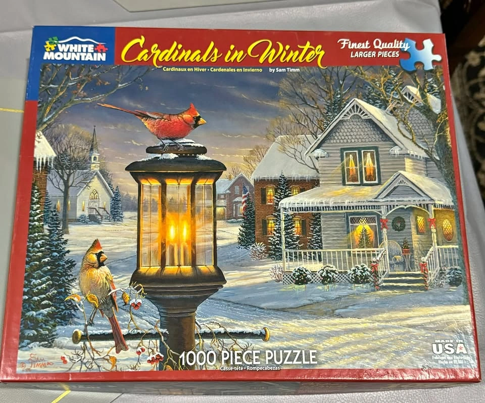 White Mountain - Cardinals in Winter