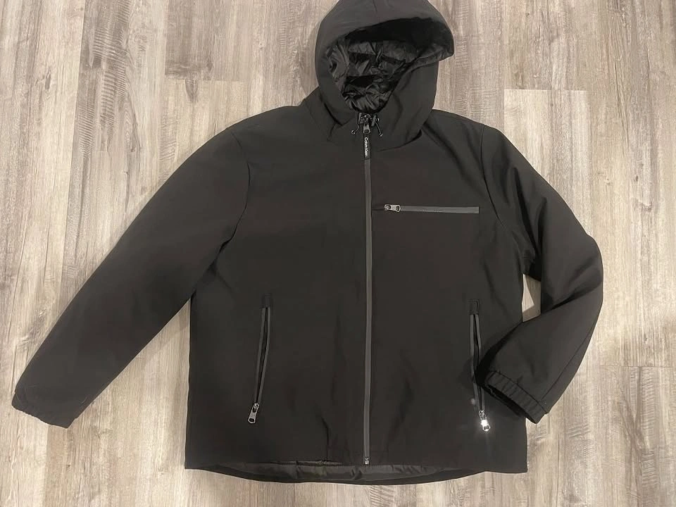 NWOT Calvin Klein Men's Hooded Windbreaker Jacket (XL) - photo 3