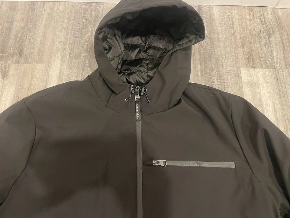 NWOT Calvin Klein Men's Hooded Windbreaker Jacket (XL) - photo 5