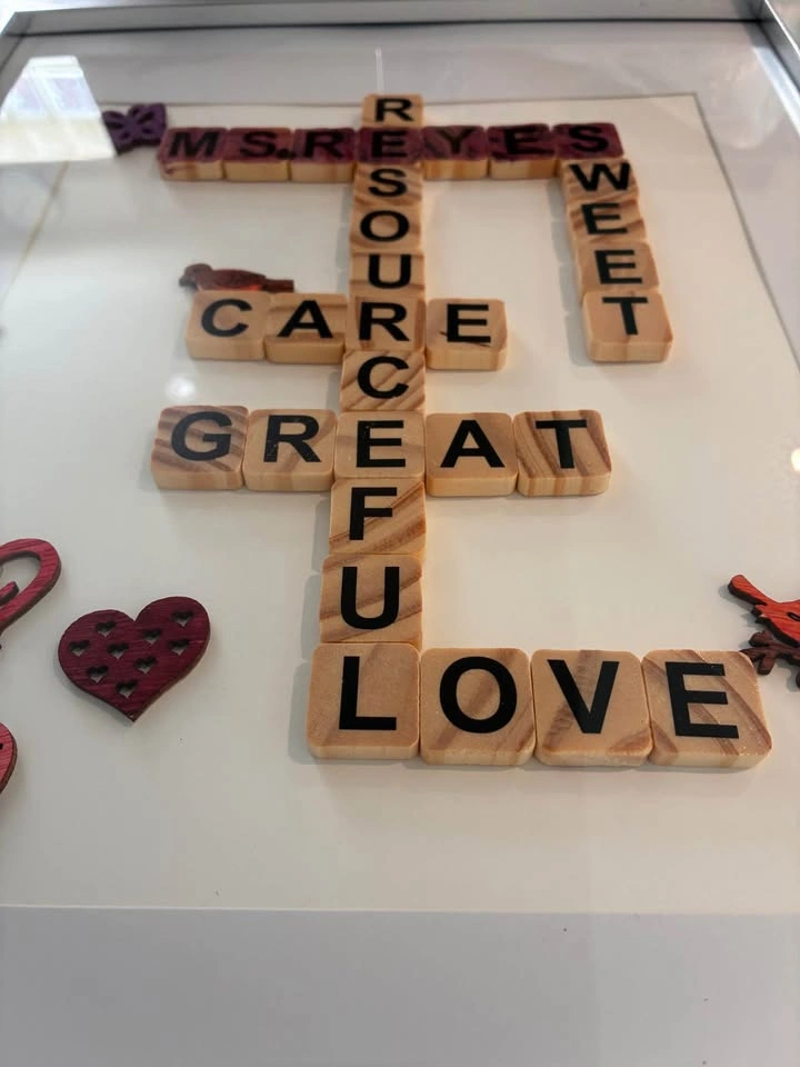 Letter tile word art. - photo 3