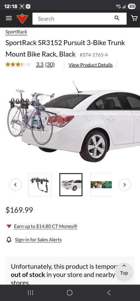 SporTrack SR3152 Bike Rack - New in Box - photo 4