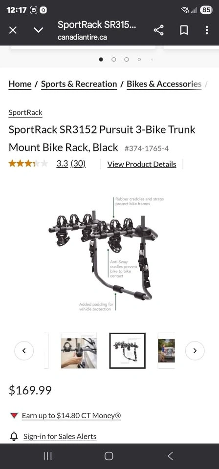 SporTrack SR3152 Bike Rack - New in Box - photo 5