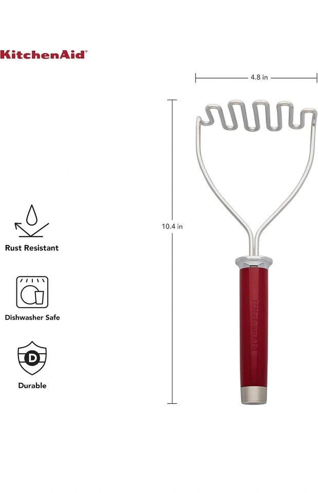 KitchenAid Gourmet Potato Masher (Red) - photo 2