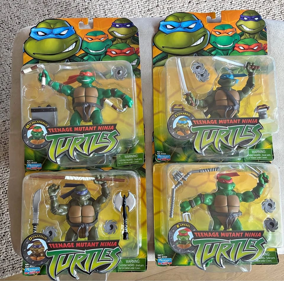 Playmates Toys TMNT 2003 Retro Reissue Action Figures