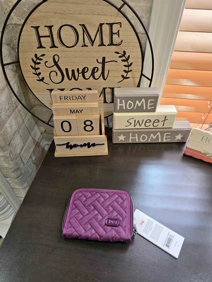 Lug Mini Handspring RFID Wallet - Berry Purple
