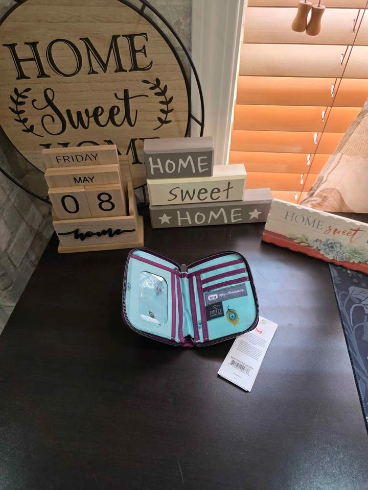Lug Mini Handspring RFID Wallet - Berry Purple - photo 2
