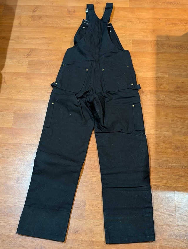 Carhartt Men's Black Overalls Size 32 X 32 - photo 4
