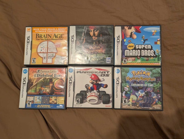 Nintendo DS Games (Mario, Pokemon)