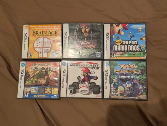 Nintendo DS Games (Mario, Pokemon)