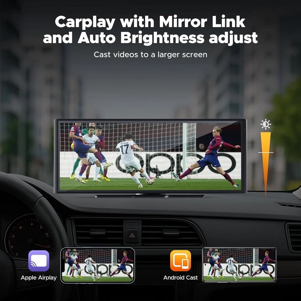 Volam 9.3" Carplay Screen with 4K Dash Cam - photo 3