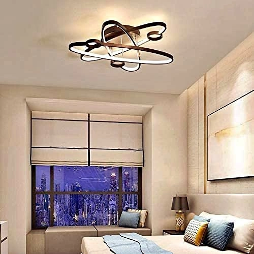 New Galaxy Shape LED Flush Mount Ceiling Light Fixture