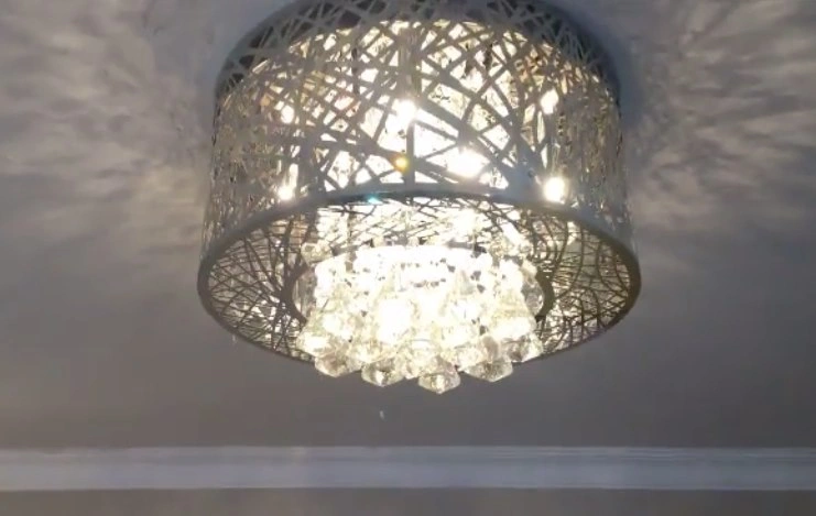BRAND NEW K9 Crystal Chandelier Lighting Flush Mount LED - photo 2