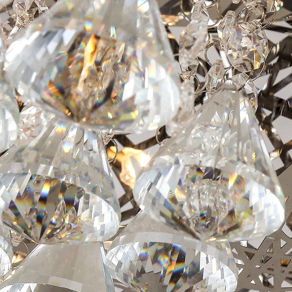 BRAND NEW K9 Crystal Chandelier Lighting Flush Mount LED - photo 5