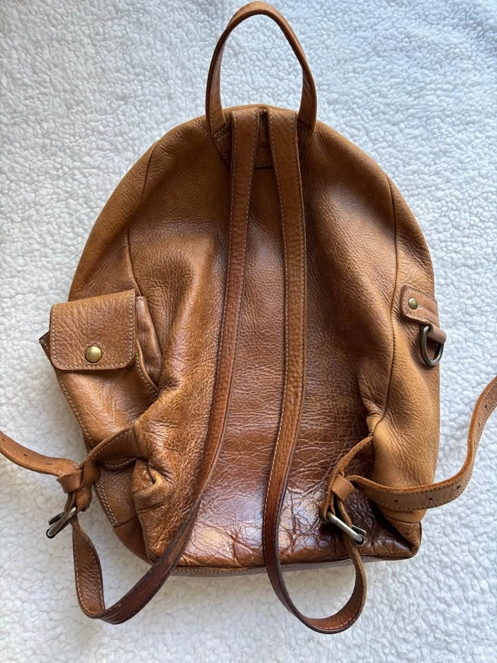 Roots Vintage Leather Student Pack Tribe Backpack - Chestnut Bro - photo 2