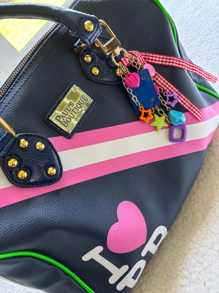 Paul's Boutique London - Vintage Y2K Navy Bowling Bag - photo 3