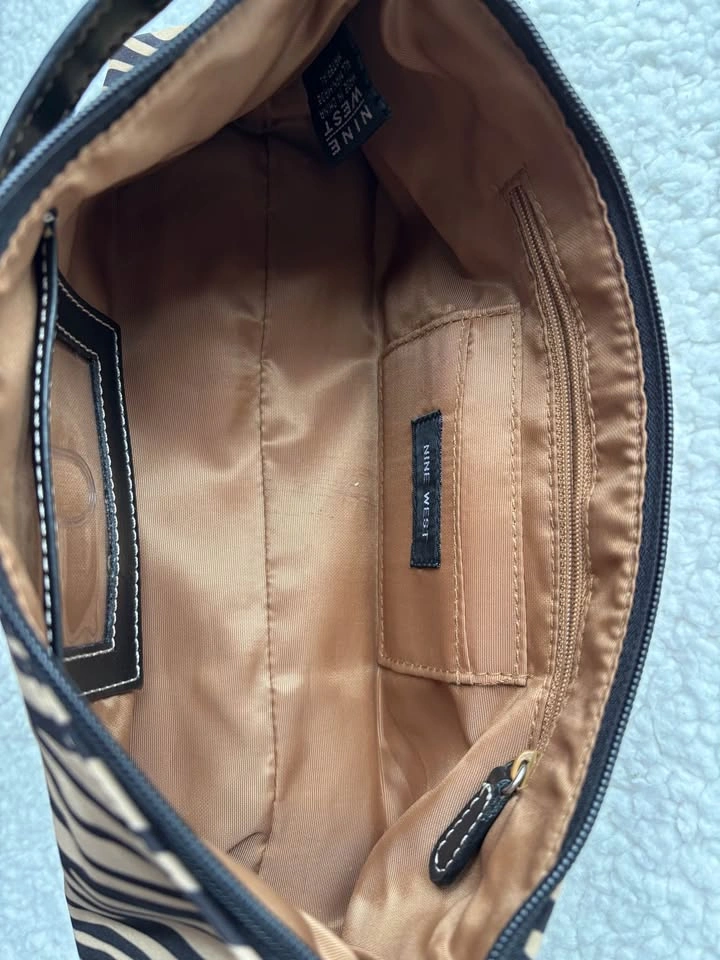Nine West Vintage Y2K Baguette East West Zebra Shoulder Bag - photo 3