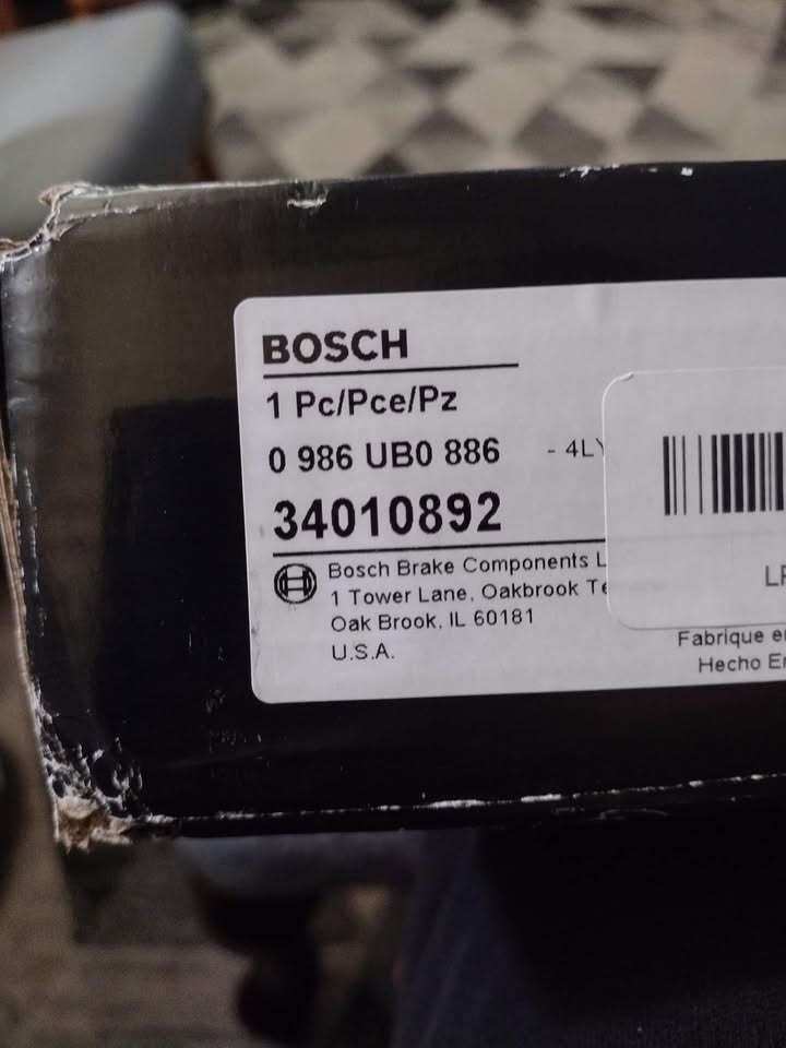 BOSCH Brake Rotor 34010892 Mazda 3 FRONT (Qty 2) - photo 2