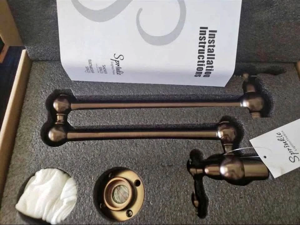 Antique Pot Filler Faucet - Swing Arm Wall Mount