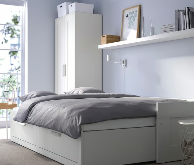 IKEA BRIMNES Daybed frame with 2 drawers and mattresses - photo 3