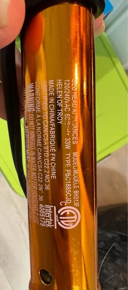 Bed head curling iron image indicator(2)