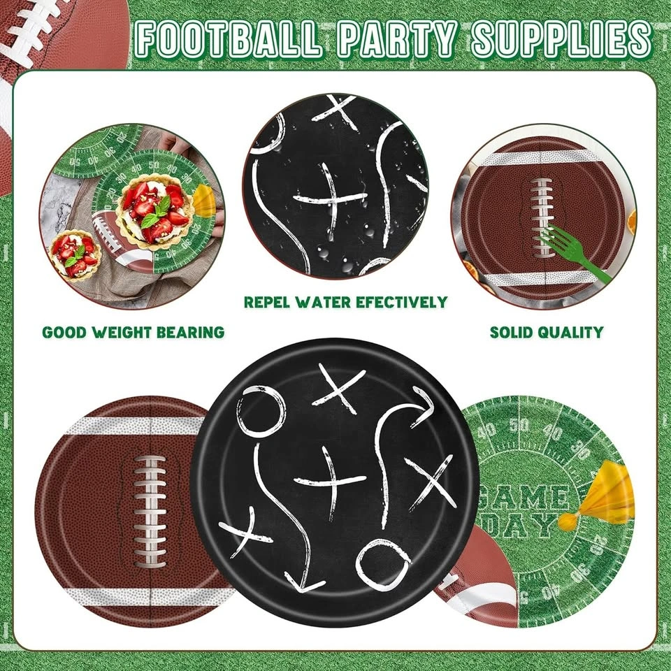 Football Party Supplies Decor Kit for 24 Guests - photo 3