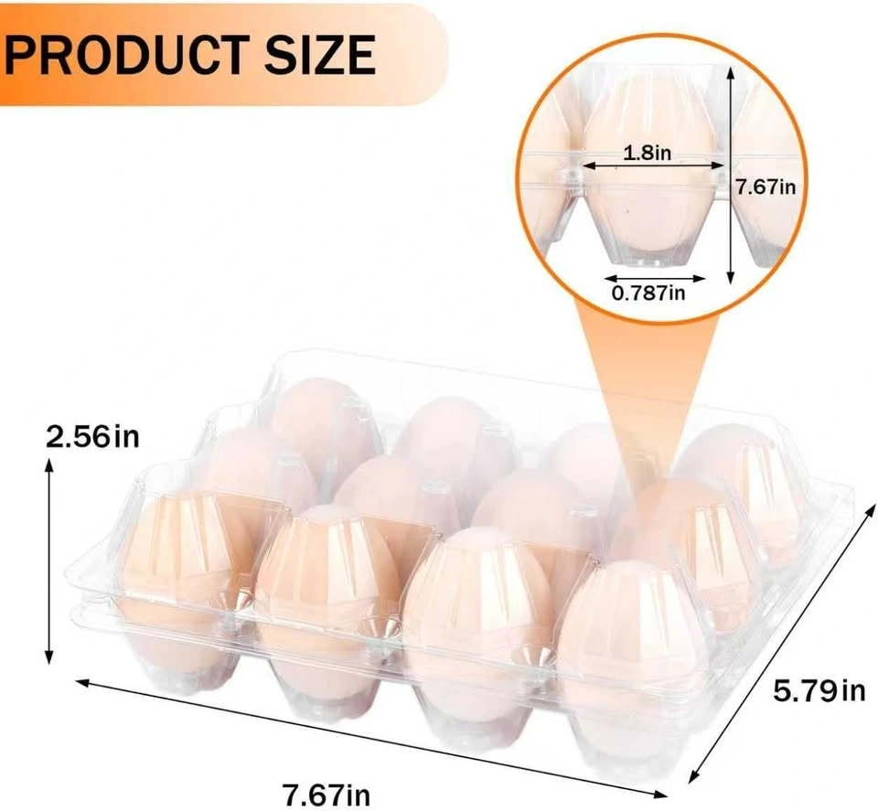 100 Pack 12 Count Plastic Egg Cartons - photo 3