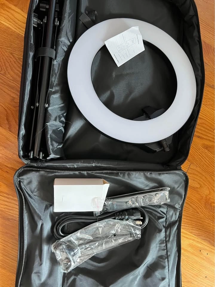 Professional 14-inch Dimmable Ring Light with Remote - photo 5